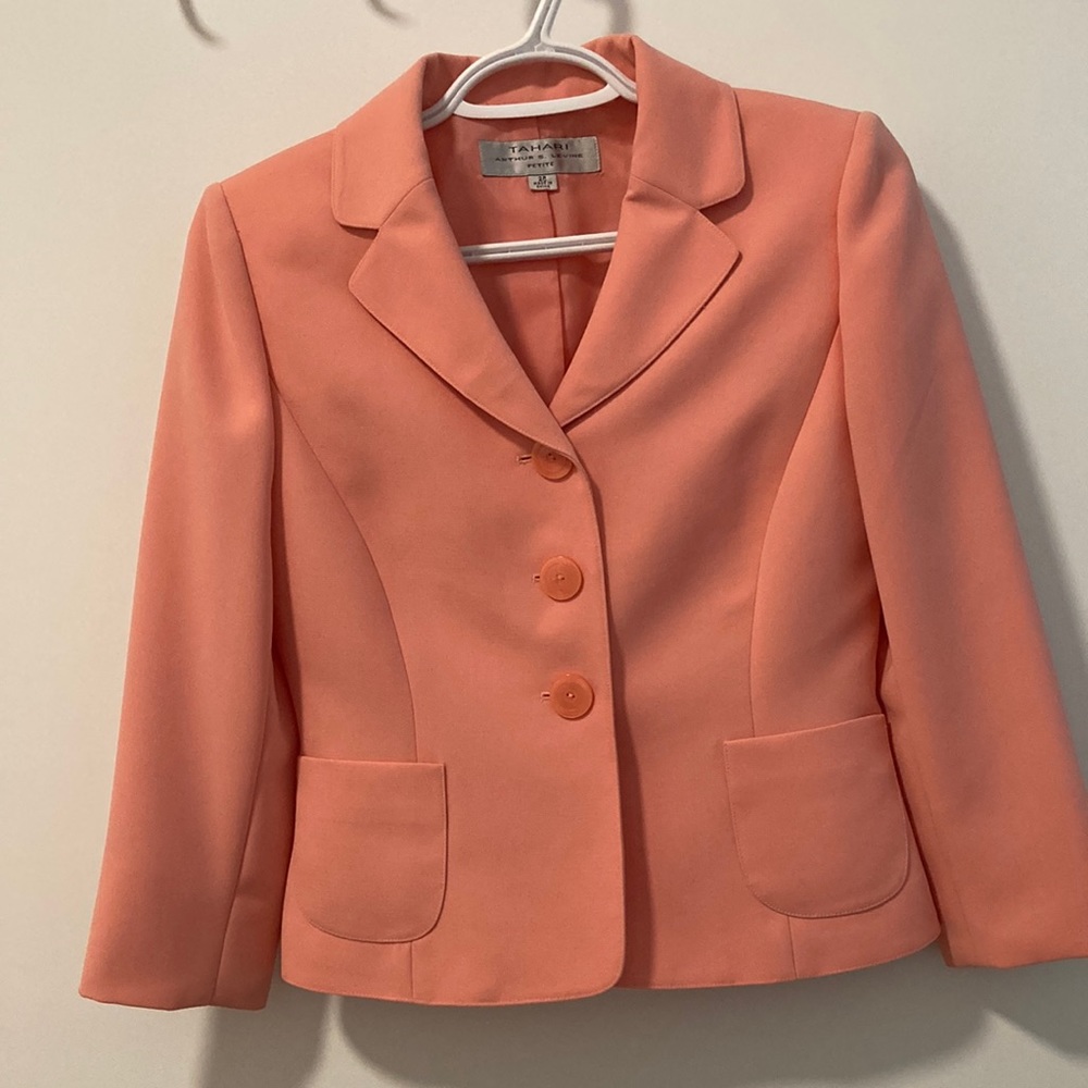 TAHARI | Peach Blazer